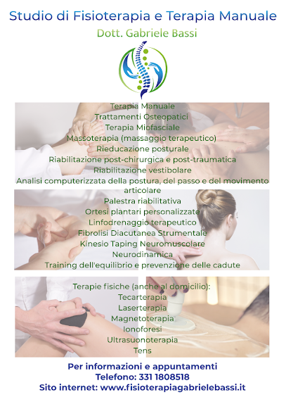 Studio di Fisioterapia e Terapia Manuale – Dott. Gabriele Bassi – Casalpusterlengo